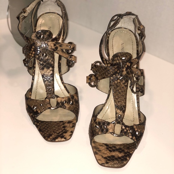 Nine West Snake Print Sandal - Picture 3 of 8